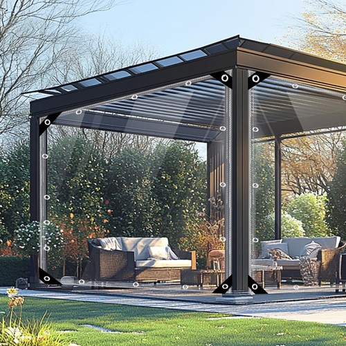 5x3m bâche transparente - bâche,