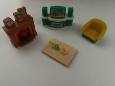 Dollhouse Furniture Lot PVC Living Room Furniture Table Handmade