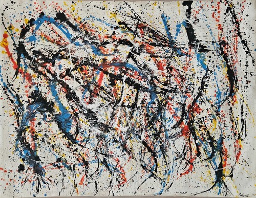 Peinture huile sur - l'huile, toile