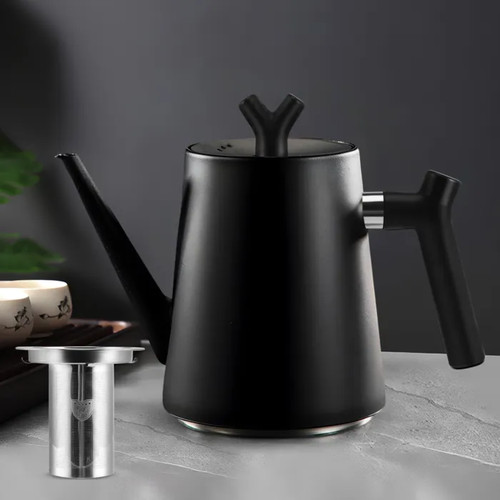 Théière inox noire - 1,5l,