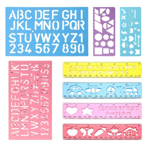 Pochoir lettre alphabet - lettre,