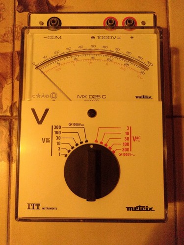 Voltmetre metrix analogique - voltmetre,