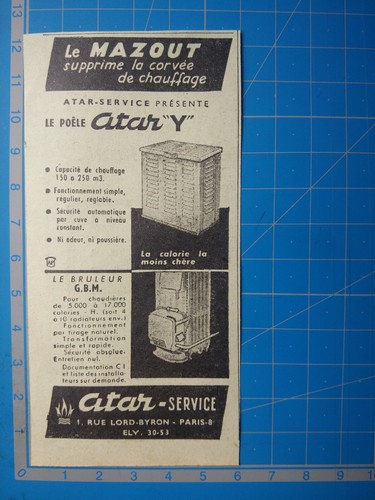 Poele mazout atar y - a,