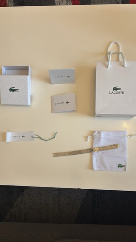 Bracelet lacoste neuf argenté - lacoste,