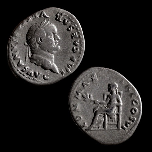 Vespasian denarius ad - vespasian,