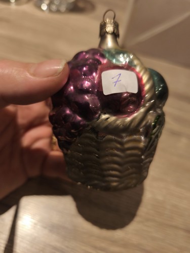 Superbe ancienne boule noel - de,