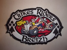 Ecusson tissu TRIKES RIDERS BREIZH