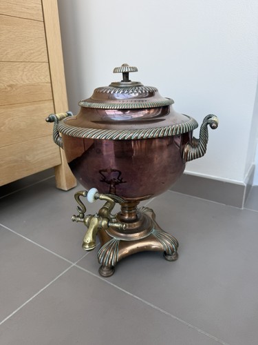 Ancien samovar cuivre laiton - ancien, cuivre/laiton