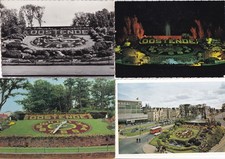 Lot de 4 cartes postales cards