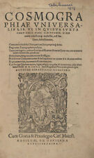 Cosmographiae Universalis. Sebastian Münster. Latin edition title page 1572