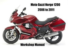 MOTO GUZZI NORGE 1200 2006 to 2011 WORKSHOP MANUAL - PDF File