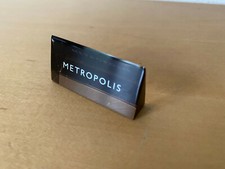 New - Plaque Afficheur Bulgari Plaque Présentoir - Metropolis - Plexiglas - Neuf