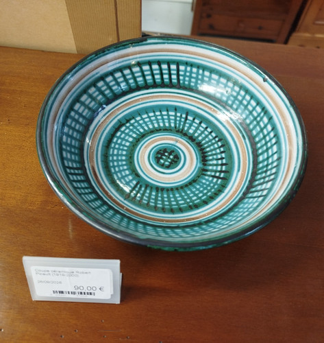 Coupe ceramique bleue - en,