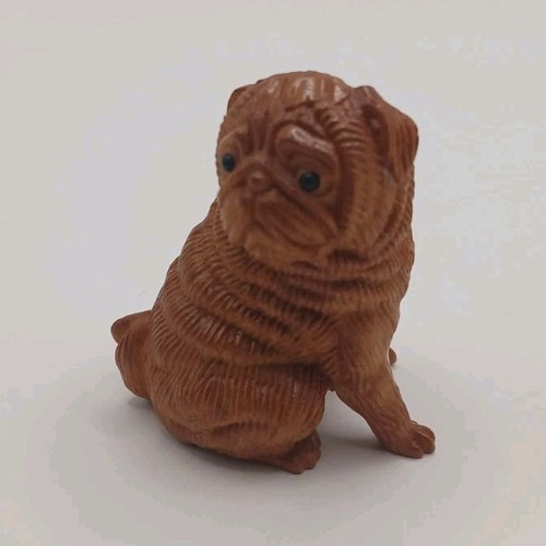 Figurine chien carlin kawaii - chien,