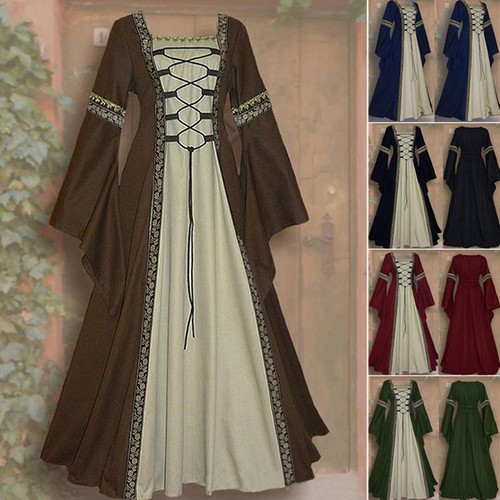 Robe cour médiévale à - médiévale,