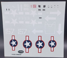 Testors | No. 623 | 1:72 F4U-1 Corsair Decals