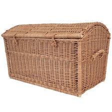 Grand coffre en osier de 80cm