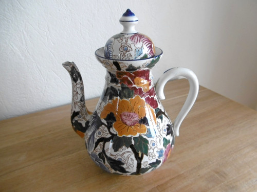 Cafetiere faience gien decor - faience,