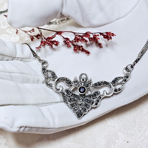 Collier style art déco argent - style,