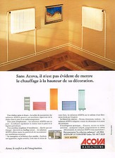 ADVERTISING ADVERTISING 074 1992 ACOVA radiators