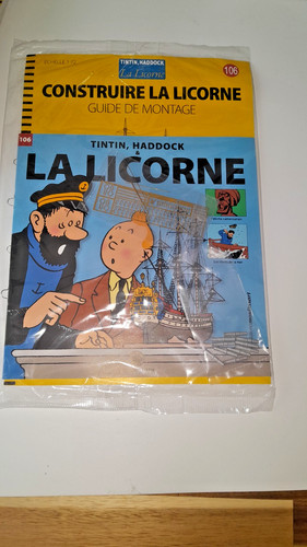 Tintin construire licorne - tintin,
