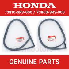 HONDA 3D CIVIC 92-95 EG EG6 Joint de moulure de vitre quart arrière Rh&Lh d'o...