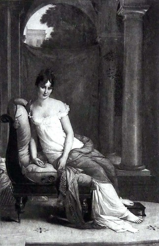 Portrait mme récamier par - de,