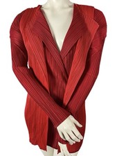 Veste Plissée Rouge Pleats
