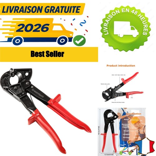 Coupe câble cliquet hs325a - cliquet,