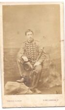Photo CDV 13th Horse Hunters Regiment circa 1872 Ken Bondonneau Paris