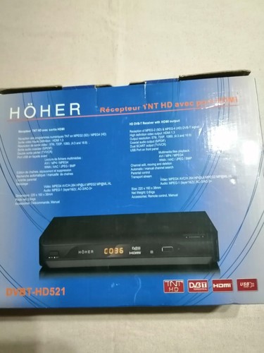 Récepteur tnt höher - tnt,