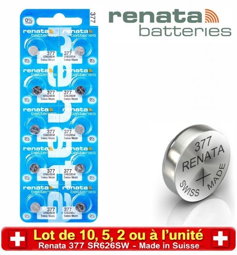 Pile montre 377 renata sr626sw - 377,