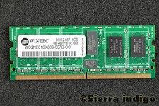 Wintec WD2NE01GX809-667G-CCI DDR2-667 1GB Memory RAM