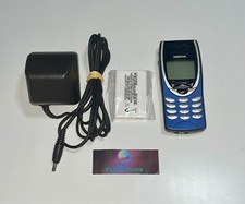 Téléphone GSM Nokia 8210 - Bleu Unlocked chargeur + Batterie Neuve « Débloqué »