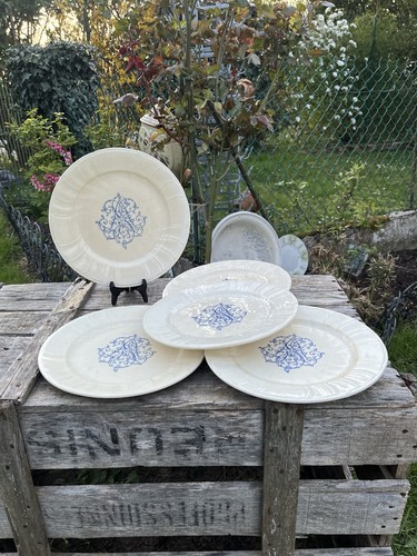 Assiettes plates gien - -,