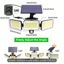 Lampe solaire extérieur