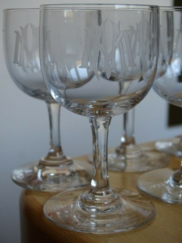 Baccarat anciens verres a - 6,