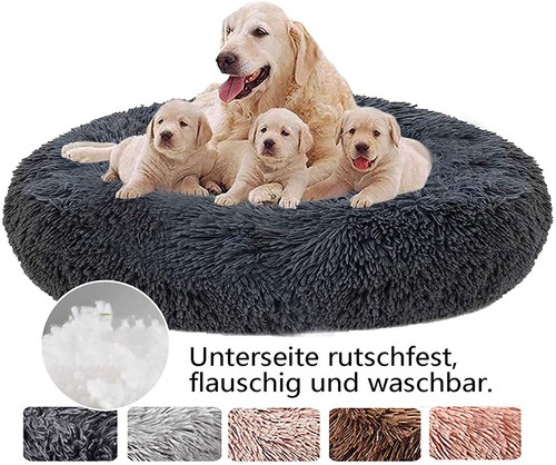 Panier rond chien coussin - chien,