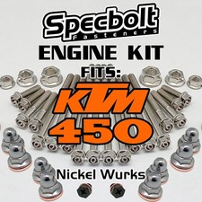 KTM 450 NICKEL ENGINE BOLT KIT