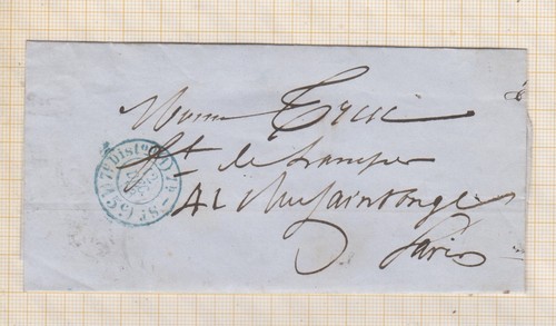 Entier postal 1853 cachet - postal,
