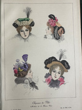 Lot de 10 RARE litho anciennes