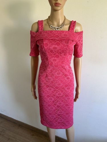 Robe rose neuve - , dentelle