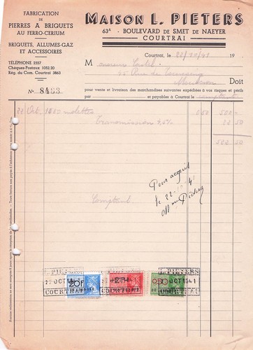 Belgique courtrai briquets - courtrai,