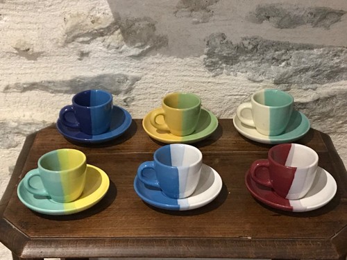 Service moka tasses et - service, à