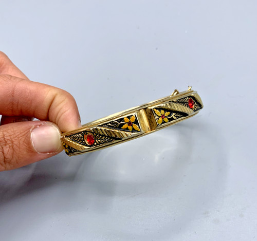 Bracelet damascène vintage
