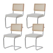 1 lot de 4 chaises de bureau