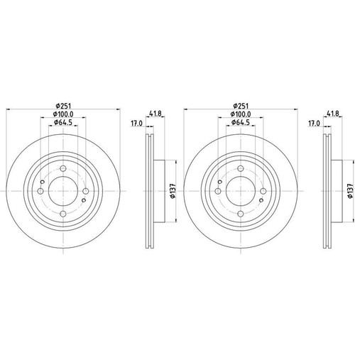 Hella disques frein - hella, de