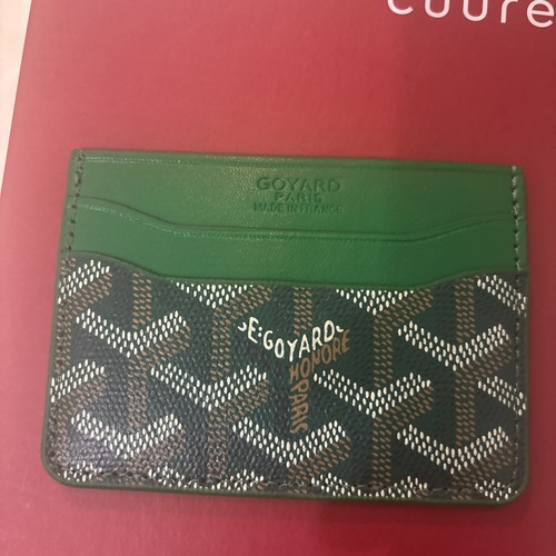 Porte carte goyard vert - porte-carte,