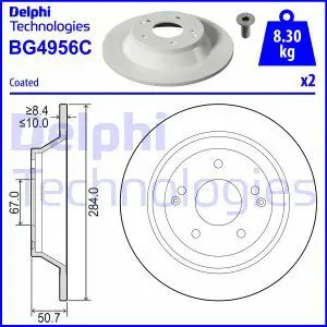 Disque frein plein - disque, de