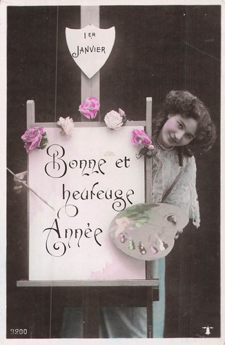 Femme peintre palette - femme,